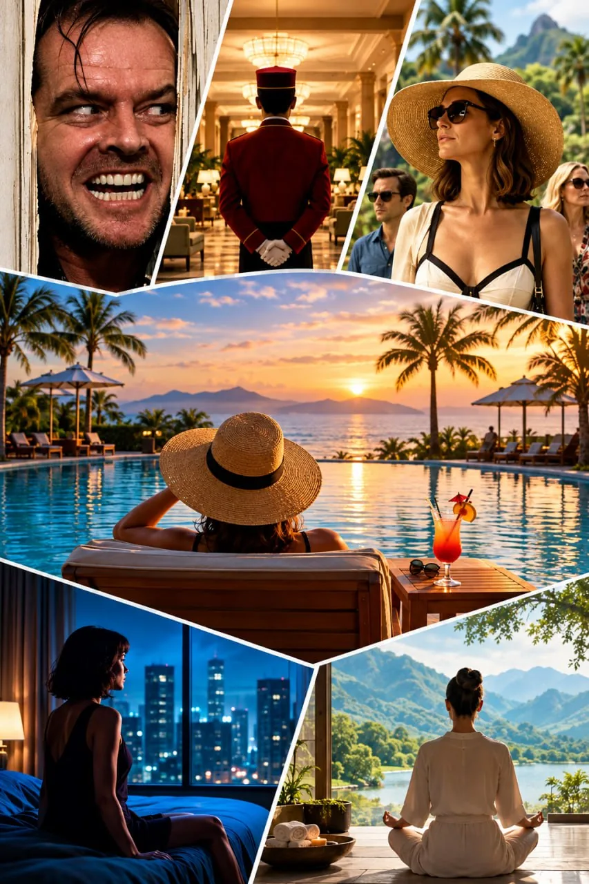 I migliori film e serie ambientati in hotel, resort e ritiri di benessere: da Shining a The White Lotus